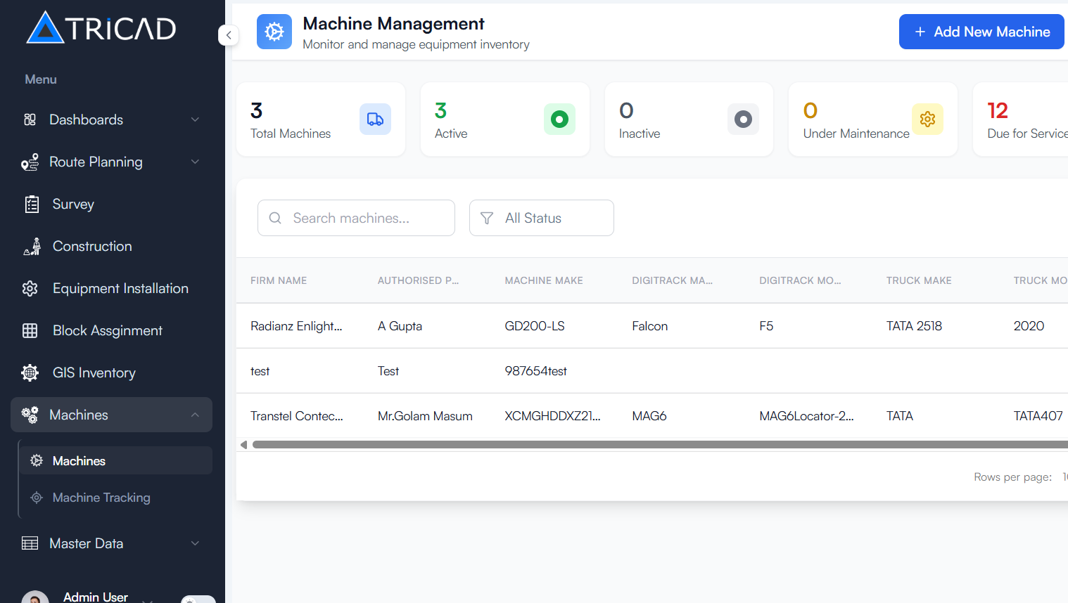 Inventory Dashboard